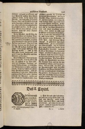 347-356, Das II. Capitel