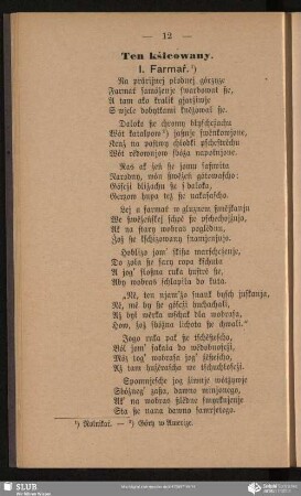 Ten kśicowany