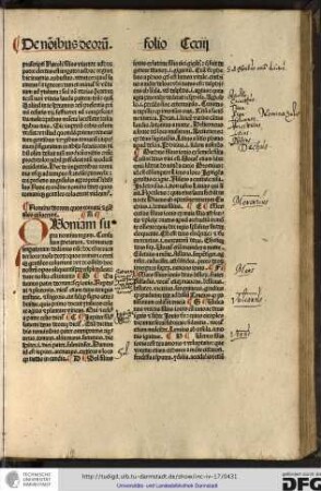 Quoniam supra nomina regum consulum poetarum et Romanorum imperatorum dedimus nunc hoc convenienter loco...