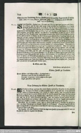 N.106. Neue Ordnung der Süder-Zunfft zu Naunheim