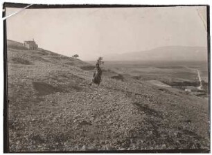 Landschaft mit Einheimischem, Baalbek: Landschaftsdarstellung