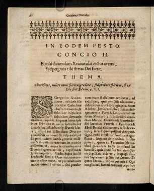 20-44, Concio II