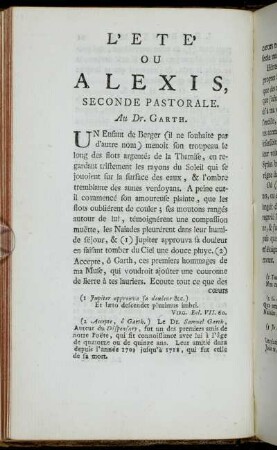 L'Ete Ou Alexis, Seconde Pastorale