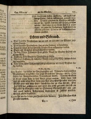 235-243, V. 20 - 22; Lehren und Gebrauch