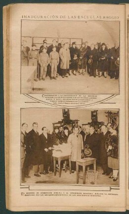 Inauguración de las esculeas raggio - [Fotografías]