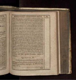 Quaestio II. Nihil ne licet parentibus contra liberos facere, quod hos ad iram commoveri queat, cum Paulus parentibus iniungat, ne liberos irritent vers. 21.