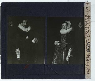 Hals, Porträt des Jacob Pietersz Olycan (Den Haag MH 16),Hals, Porträt der Aletta Hanemans (Den Haag MH 17)