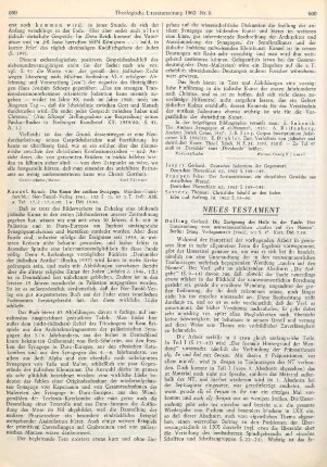 599-600 [Rezension] Die Kunst der antiken Synagoge