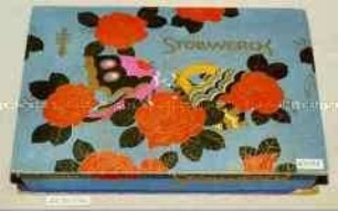 Pappschachtel für Pralinen? "STOLLWERCK" (Abbildung zweier Elfen zwischen Rosenblüten)