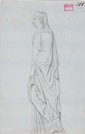 Weibliche Gewandstatue (seitlich)