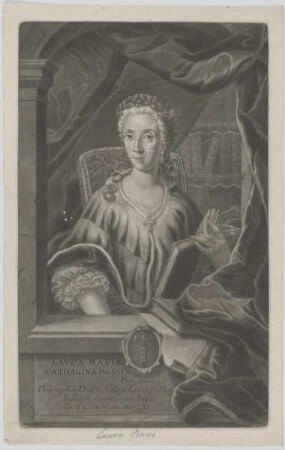 Bildnis der Laura Maria Catharina Bassia