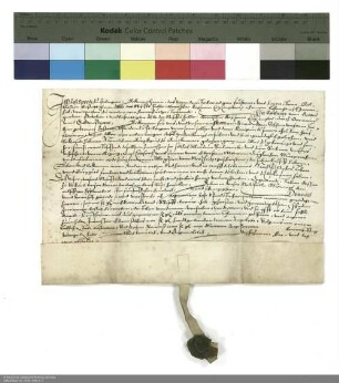 Revers Jost Spedts zu Frulingen bezüglich der Belehnung mit einem Burggut in Bad Brückenau durch Balthasar [von Dernbach], Abt von Fulda