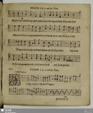 VII. Frisch auf und lasst uns singen