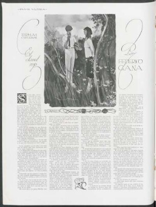 Firmas chilenas - El clavel rojo : Ilustración de Zavattaro