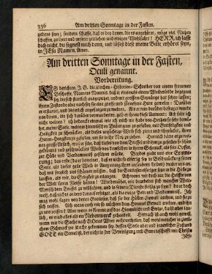 336-340, Vorbereitung, Evangelium, Eingang