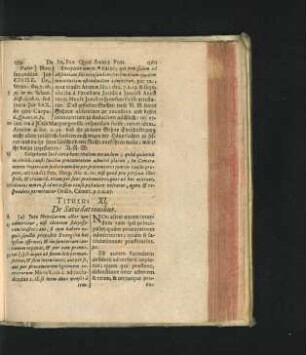 Titulus XI. De Satisdationibus.