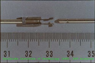 Detailaufnahme zweier Bestandteile einer Kupplung der Hauptabteilung Ingenieurtechnik (HIT)