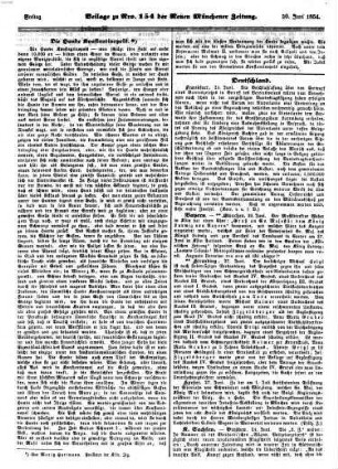 Neue Münchener Zeitung. 1854, 4 - 6