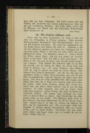 147. Wie Siegfried erschlagen ward.