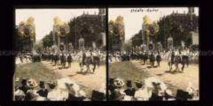 Städtereiter aus Mähren, Kaiserhuldigung, Wien