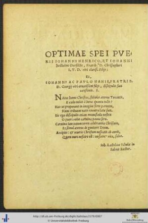 Einleitende Verse