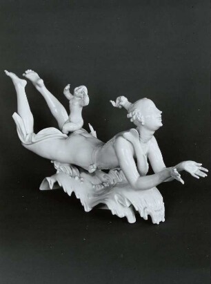 Venus und Amor auf Welle