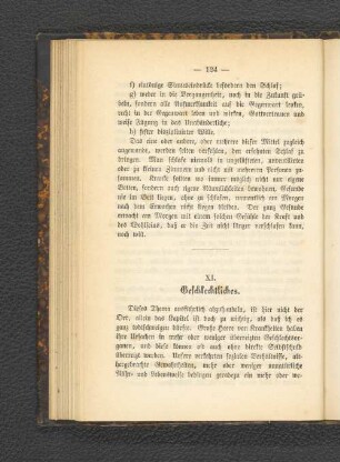 XI. Geschlechtliches.