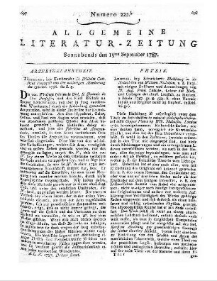 Hegrad, F.: Neue Erzählungen. 1. Der schwere Kampf. 2. Das treue Mädchen. 3. Die verfolgte Nonne. Zittau: Schöps 1787