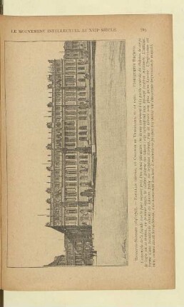 Hardouin-Mansart (1645 - 1708). - Pavillon central du chateau de Versailles, vu du parc. - Photographie Hachette