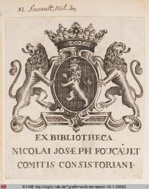 Wappen des Nicolai Joseph Foucault