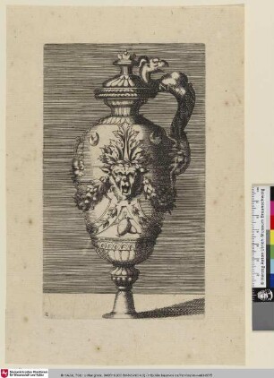 [Vase mit Maskaron und Akanthus]