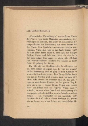 Die Ohrenbeichte