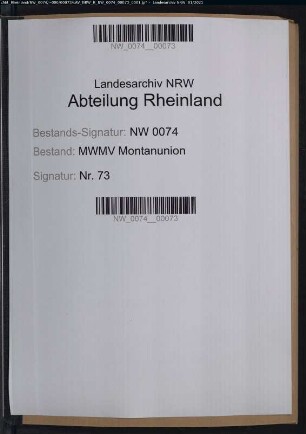 Niederlande innerhalb der Montanunion (meist Presseausschnitte)