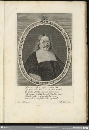 Andreas Assieg Juris Utriusq[ue] Doctor Et Reipublicae Patriae Vratislaviensis Syndicus