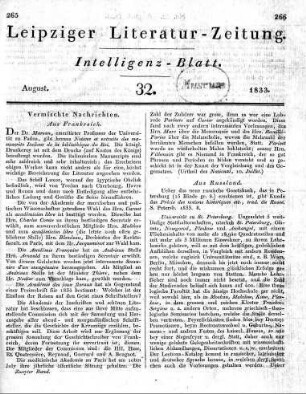 1833-08 : 32. Stück