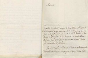 Cosimo Alessandro Collini an Karoline Luise von Baden (Mannheim)
