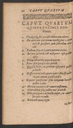 Caput Quartum Quibus Pacisci Possimus.