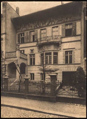 Wohnhaus Prof. Paul Meyerheim, Berlin-Tiergarten Umbau: Ansicht des Wohnhauses