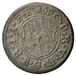 Fundmünze, 1/2 Batzen, 2 Kreuzer, 1629