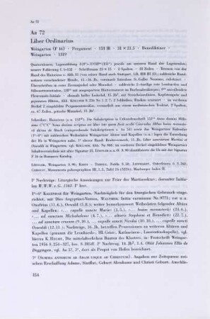 Aa 72. Liber Ordinarius