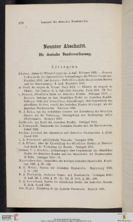 Neunter Abschnitt