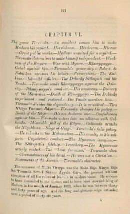 Chapter VI. The great Tirumala ...