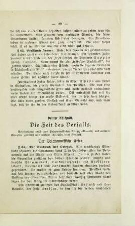 Dritter Abschnitt. Die Zeit des Verfalls