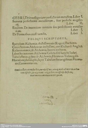 RELIQVI SCRIPTORES.