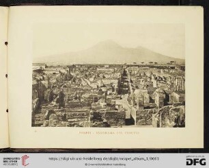 30. Pompei - Panorama col Vesuvio