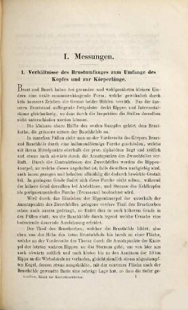 Klinik der Kinderkrankheiten, 1. Krankheiten der Lunge und Pleura