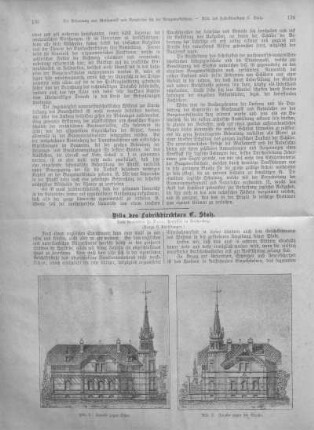 Villa des Fabrikdirektors C. Stolz.