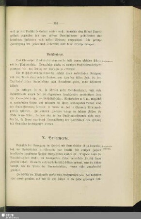 X. Baugewerbe