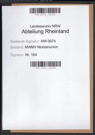 Allgemeine Informationen zur Montanunion