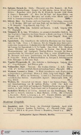 Moderne Graphik (Nr. 390-420)